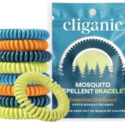 Cliganic 10 Pack Mosquito Repellent Bracelets